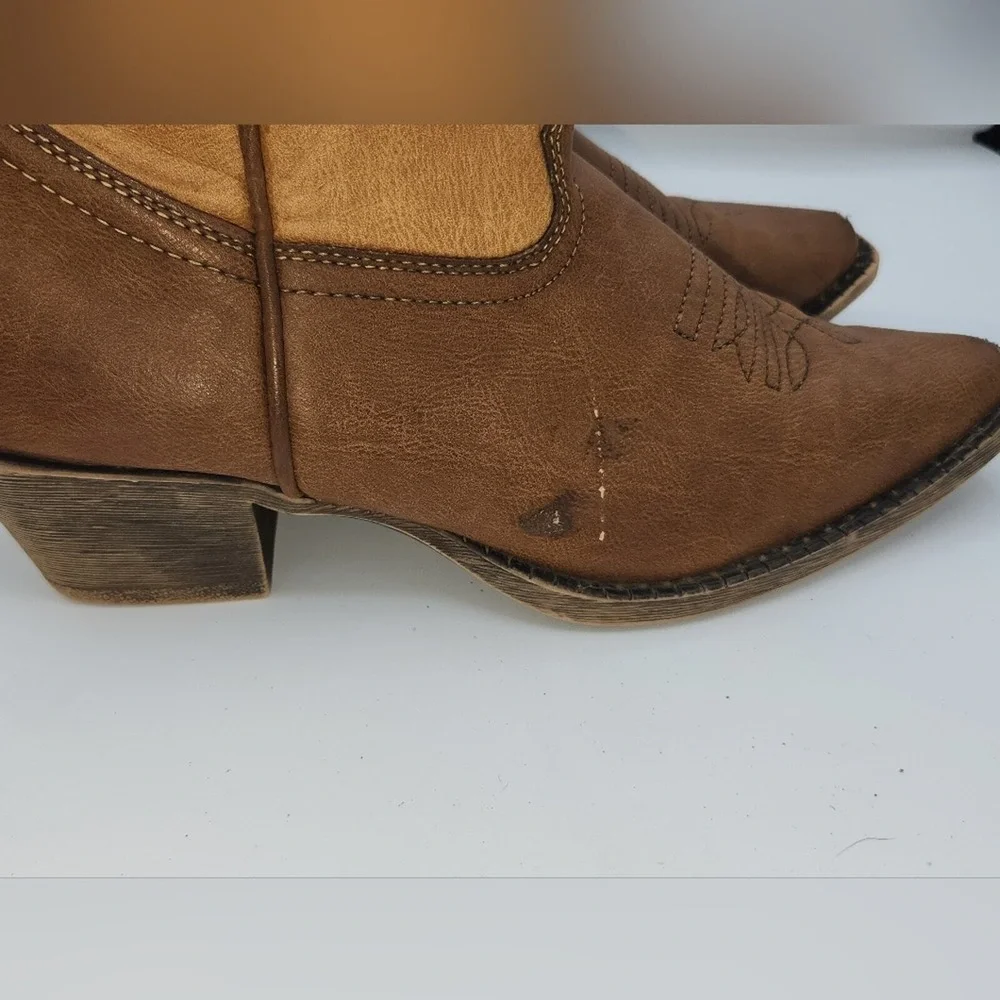 Smoky Mountain Women's Brown Western Boots Size‎ 9 Embroidered Detail